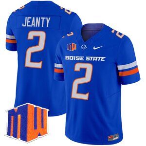 Mens Kids Youths Ashton Jeanty Royal Vapor Stitched Jersey